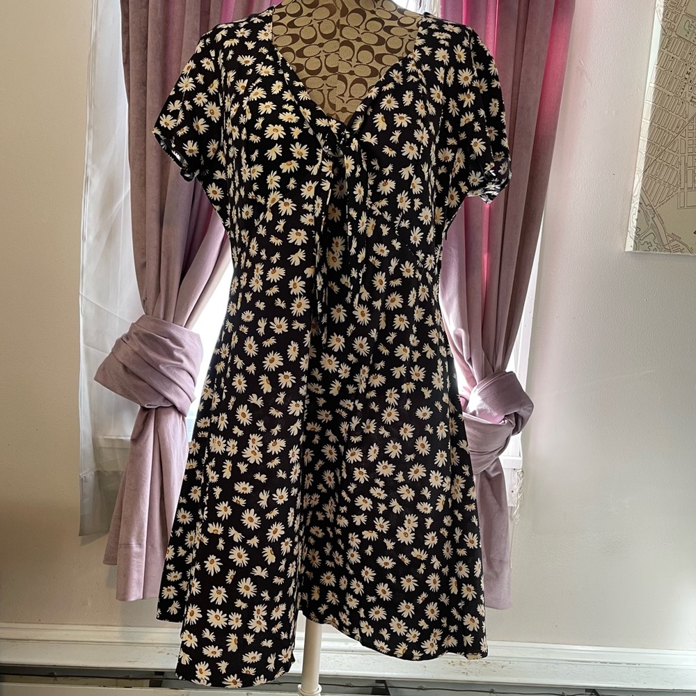 NWOT SHEIN Curve Daisy A-line Dress size 0XL